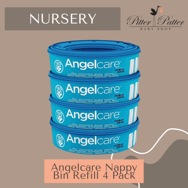 Angelcare Nappy Bin Refill 4 Pack