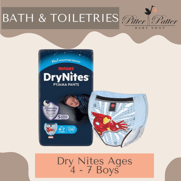BT - Dry Nites Ages 4 - 7 Boys