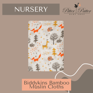 Biddykins Bamboo Muslin Cloths