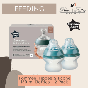 FEEDING - Tommee Tippee Silicone 150 ml Bottles