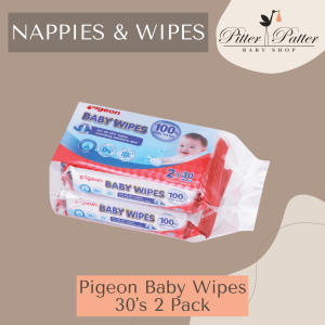 Pigeon Baby Wipes 30_s 2 Pack
