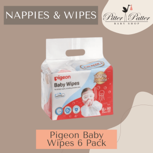 Pigeon Baby Wipes 6 Pack