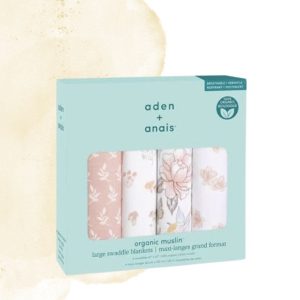 Aden & Anais 4 Pack Swaddles - Assorted