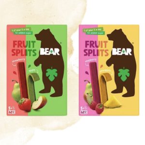BEAR - Fruit Splits - Assorted Flavours - 5 x 20g