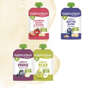 Kiddylicious - Assorted Flavours - Squeeze Pouches - 100g