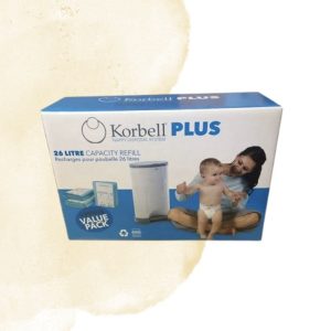 Korbell Plus 26l 3 pack Nappy Bin Refills