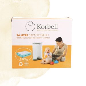 Korbell 16l Single Nappy Bin Refill