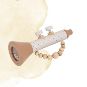 Label Label Wooden Trumpet - Assorted