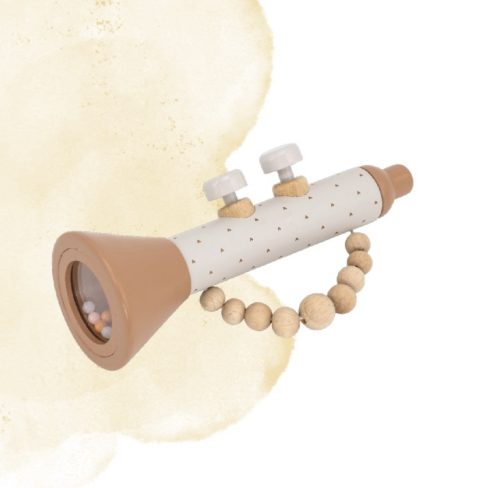 Label Label Wooden Trumpet - Assorted