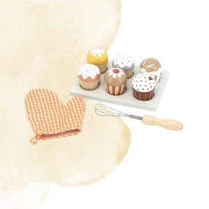 Tryco Wooden Cupcakes