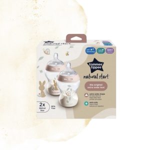 Tommee Tippee - Natural Start Self Sterilsiing Bottle - 260ml 2 Pack - Assortec
