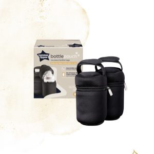 Tommee Tippee - Insulated Bottle Bags - Pack of 2 Portable and Lightweight