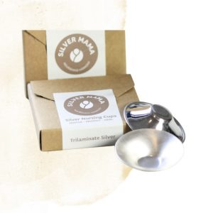 Silvermama Silver Nursing Cups - Trilaminate Silver