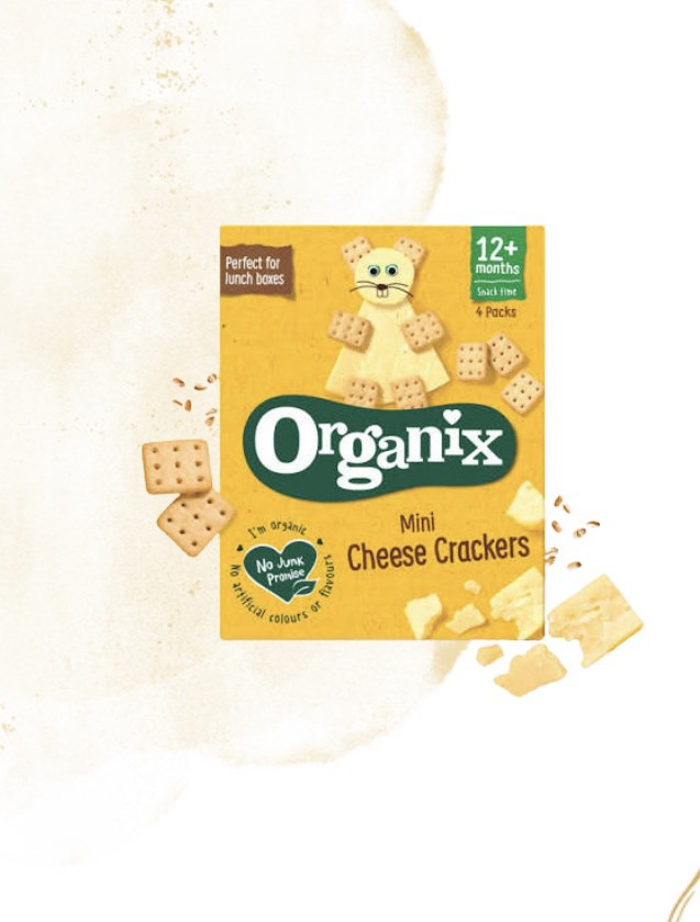 Organix Mini Cheese Crackers 80g